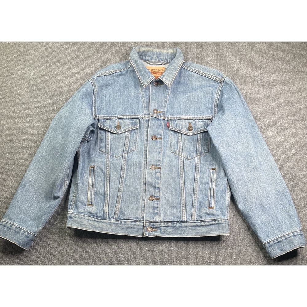 Vintage Levi Denim Jacket Men's M 70507 Made In Hong Kong Button Up - Picture 2 of 6